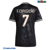 Camisa de Futebol Juventus Francisco Conceicao #7 Equipamento Alternativo Mulheres 2025-26 Manga Curta